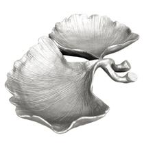 Bandeja Folha Adorno Decoração Casa Centro De Mesa Em Resina