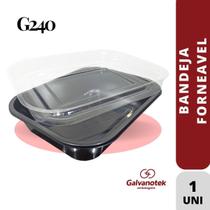 Bandeja Forneavel Com Tampa 800Ml G240 Galvanotek C/1 Un