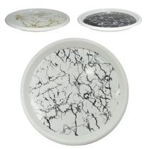 Bandeja Fruteira Multi Funções 38cm Marmorizada Decorativa Bandeja Fruteira Multi Funções 38cm Marmorizada Decorativa