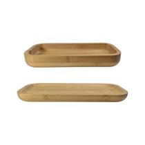 Bandeja Funda 24cm & Rasa 25cm Gamela Bambu Serve Na Mesa Bandeja Funda 24cm & Rasa 25cm Gamela Bambu Serve Na Mesa