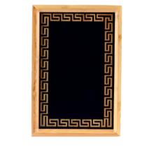 Bandeja Gamela de Madeira Bambu p/ Café Decoração 28x19cm