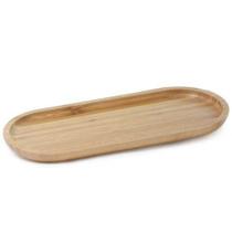 Bandeja Gamela Tábua De Bambu Oval 34x12cm Servir Ecokitchen Mimo Style