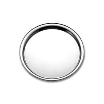 Bandeja Garçom Inox Redonda 35cm Multiuso Bar Para Servir