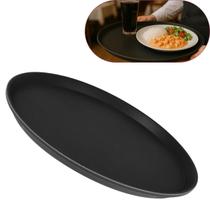 Bandeja Garçom Redonda 40cm Para Servir Antiderrapante Emborrachada Profissional Unitermi