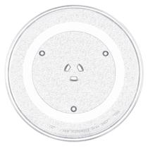 Bandeja giratória de vidro para micro-ondas Beaquicy 36cm Replacement GE Bandeja giratória de vidro para micro-ondas Beaquicy 36cm Replacement GE