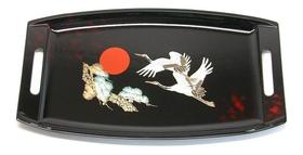 Bandeja Grande Com Desenho 323 T1 47x26cm
