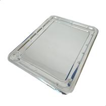 Bandeja Grande Sem Alça Retangular Inox Garçom Restaurante