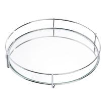 Bandeja hara fence cromada redonda 20 cm Bandeja hara fence cromada redonda 20 cm