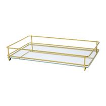 Bandeja hara fence dourada 10x10 cm Bandeja hara fence dourada 10x10 cm