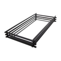 Bandeja hara wire preto fosco 40 x 70 cm