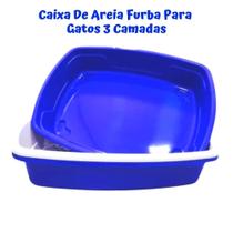 Bandeja Higiênica Caixa De Areia Para Gatos Com Peneira Furba Cat Clean Bandeja Higiênica Caixa De Areia Para Gatos Com Peneira Furba Cat Clean