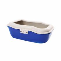 Bandeja Higiênica DuraPets Furbox Azul para Gatos