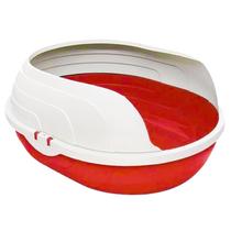 Bandeja Higienica Gato Prime Arco Caixa Areia Vermelho
