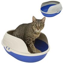 Bandeja Higienica Gato Prime Arco Grande Caixa Areia Azul