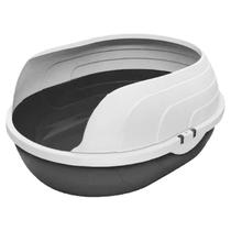 Bandeja Higienica Gato Prime Arco Grande Caixa Areia Preto