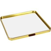 Bandeja Home&Co 1x25x25cm Metal Dourado Enfeite Decorativo para Sala Quarto e Casa Bandeja Home&Co 1x25x25cm Metal Dourado Enfeite Decorativo para Sala Quarto e Casa