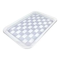 Bandeja Ibiza Retangular Em PS Cristal Multiuso 39x25cm - Keita