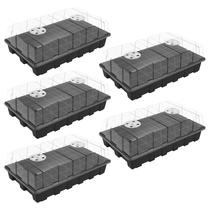 Bandeja inicial de sementes Planter Gardzen, 5 conjuntos, 200 células, ventilada