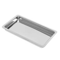 Bandeja Inox 23x11x1cm para Procedimentos Hospitalar Médico Veterinário Podólogo Manicure