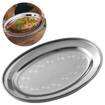 Bandeja Inox 26x16 Para Restaurantes Hotéis Serviço de Mesa Bandeja Inox 26x16 Para Restaurantes Hotéis Serviço de Mesa