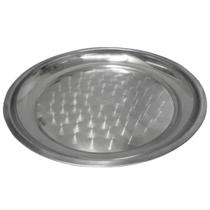 Bandeja Inox 40cm Garçom Servir Ampla Bar Restaurante