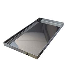 Bandeja inox canto liso 40cm profissional para padaria Bandeja inox canto liso 40cm profissional para padaria