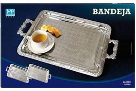 Bandeja inox gravada 43x33cm pantheon - Brinox