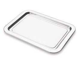 Bandeja Inox Hospitalar 28x42 Cm Multiuso Esterilização Aço Inoxidavel Servir Casa Cozinha Bar Escritório