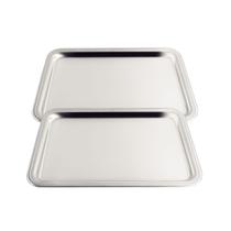 Bandeja Inox Kit 2 Unidades Tramontina Buena 49cm Grande Escritório Empresa