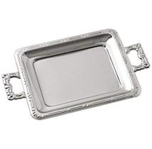 Bandeja inox lisa 28x24cm pantheon