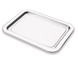 Bandeja Inox Multiuso Servir Café Organizador 25x34 Cm Casa - FORMA UTILIDADES