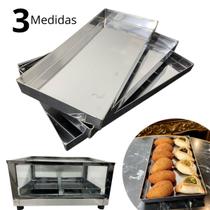 Bandeja Inox para Estufas Retangular 3 Medidas