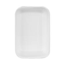 BANDEJA ISOPOR M-52 / FF-05 16x11x3,2CM BRANCA C/400