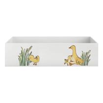 Bandeja Kit Higiene Bebê em MDF Premium Quarto Patinhos Bandeja Kit Higiene Bebê em MDF Premium Quarto Patinhos