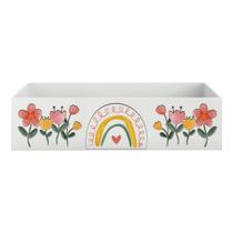 Bandeja Kit Higiene Bebê em MDF Quarto Sunshine Arco Íris