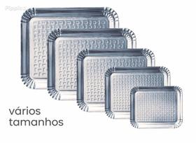 Bandeja laminada numero 7 - 41 x 50 centimetros pacote com 20 unidades Bandeja laminada numero 7 - 41 x 50 centimetros pacote com 20 unidades