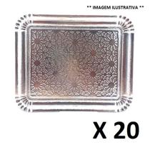 BANDEJA LAMINADA RETANGULAR N.04 27 x 33cm REGINA - C/20un