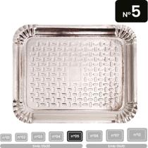 Bandeja Laminada Retangular Nº5 33X40CM - Pacote com 20 Unidades