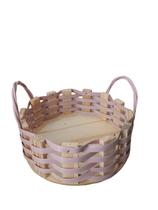 Bandeja Linux Sintética Redonda Rosa Claro MD