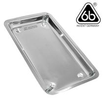 Bandeja Lisa de Aço Inox 20 x 10 x 2 cm 6B Invent Germany Bandeja Lisa de Aço Inox 20 x 10 x 2 cm 6B Invent Germany