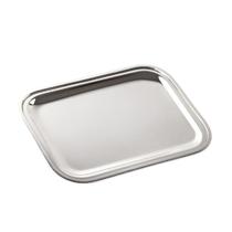 Bandeja lisa em prata Silverlux 26,5x21cm