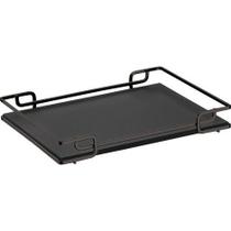 Bandeja Luana Black Matte 37x57cm Tampo material sintético Preto