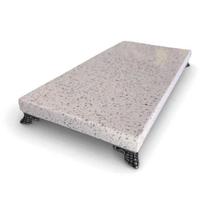 Bandeja Luxo com pés Lavabo Cozinha Banheiro Cantinho do Café Quartzo Branco Stellar 30x15x2 Bandeja Luxo com pés Lavabo Cozinha Banheiro Cantinho do Café Quartzo Branco Stellar 30x15x2