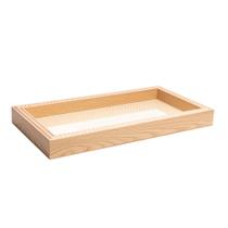 Bandeja Lyor Balls de Mdf Natural 42cm x 22cm x 4,5cm