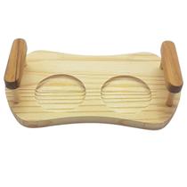 Bandeja Madeira Pinus c/ espaço para 2 Xicaras ou Canecas Bandeja Madeira Pinus c/ espaço para 2 Xicaras ou Canecas