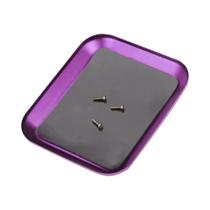 Bandeja Magnética De Liga De Alumínio Para Parafusos De Aeromodelos RC, Carros, Barcos E Ferramentas