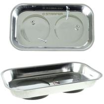 Bandeja Magnética Retangular para Ferramentas e Peças Metálicas Aço Inoxidável 240x140mm Bandeja Magnética Retangular para Ferramentas e Peças Metálicas Aço Inoxidável 240x140mm