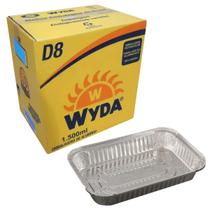 Bandeja Marmita Alumínio Descartável D-8 1500ml Wyda C/100