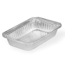 Bandeja marmitex aluminio retangular 750ml c/100 life clean Bandeja marmitex aluminio retangular 750ml c/100 life clean