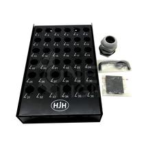 Bandeja medusa hjh metal 36 vias com prensa cabo de nylon